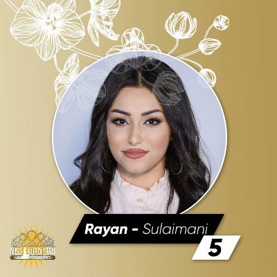 A candidate competing for Miss Kurdistan 2018